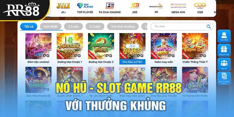 Tổng quan về trò chơi nổ hũ RR88